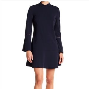 ABS collection mock turtleneck dress